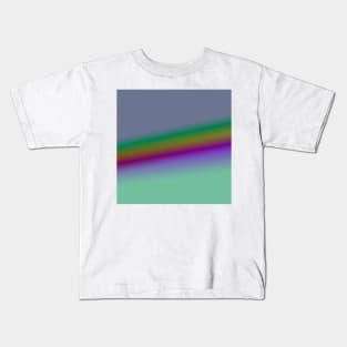 blue pink green red purple texture art Kids T-Shirt